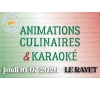 Animations Culinaires et Karaoké